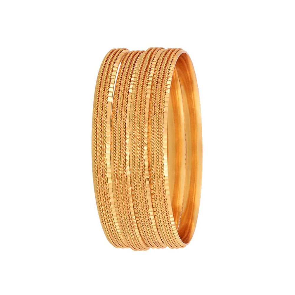 ZENEME Gold Plated Bangles for Women's & Girl's
