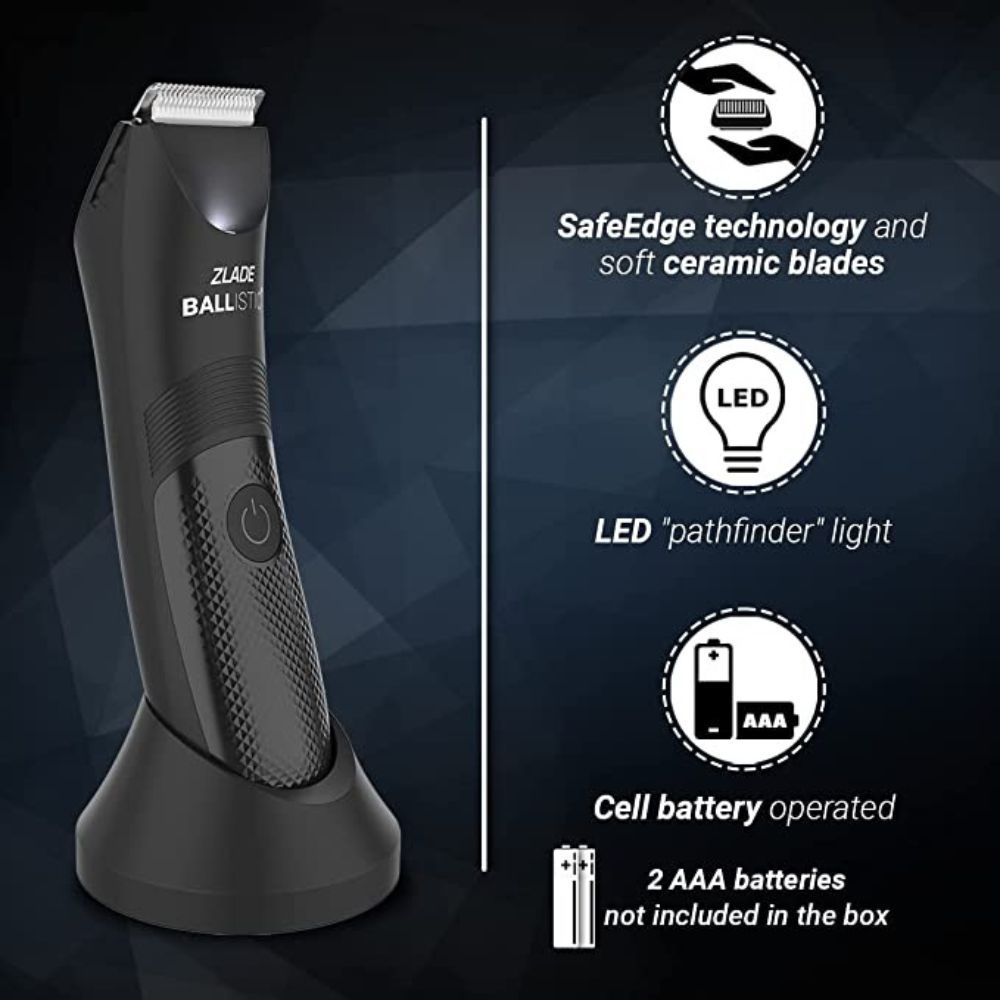 Zlade Ballistic LITE Manscaping Body Trimmer for Men