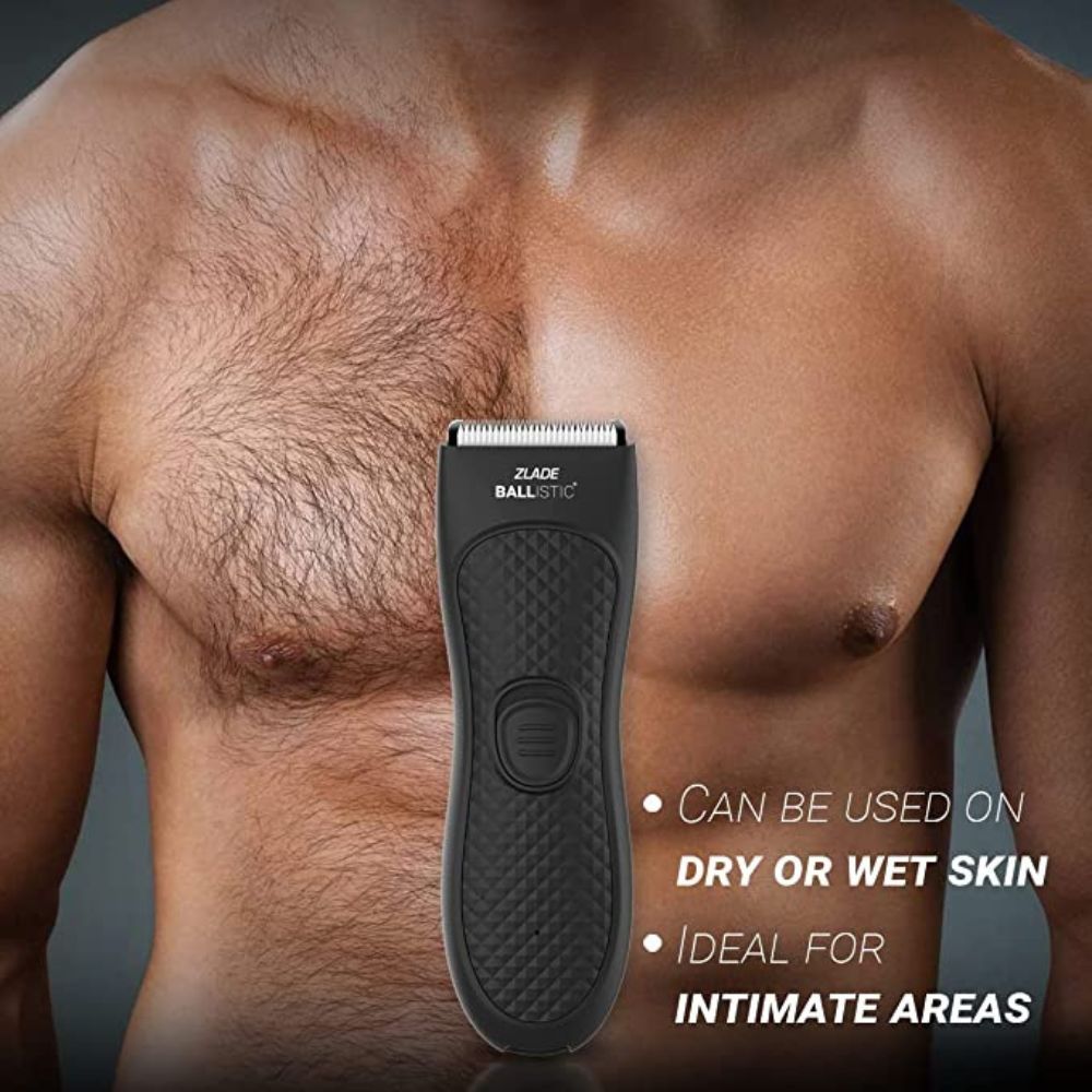 Zlade Ballistic Manscaping Body Trimmer for Men,Black