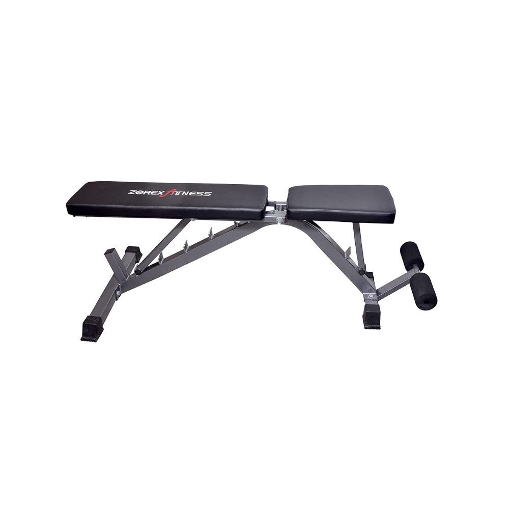 Zorex ZF-101 Adjustable Bench for Home Gym Incline, Decline